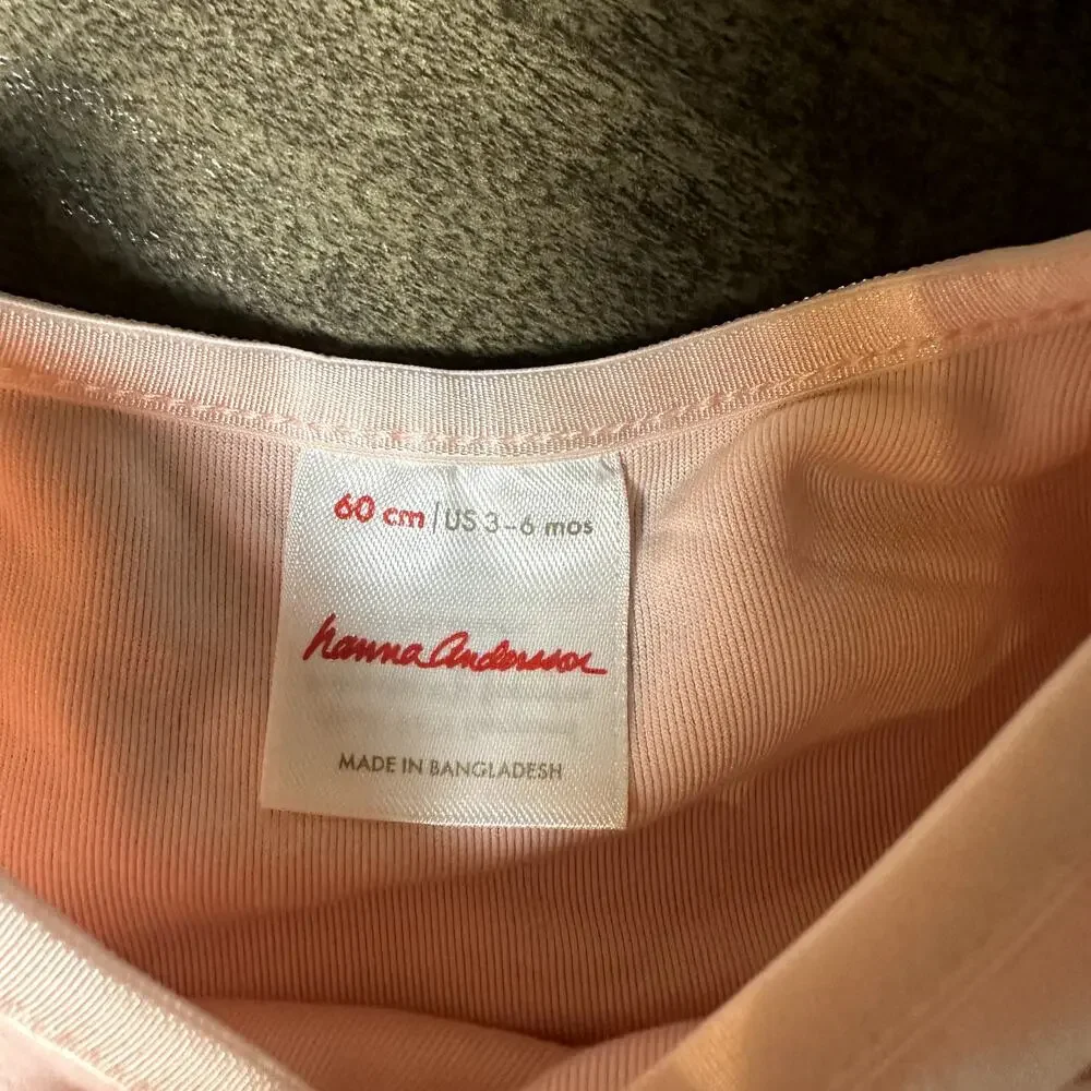Hanna Andersson Pink Tulle + Velour Long Sleeve Dress - Picture 2 of 5